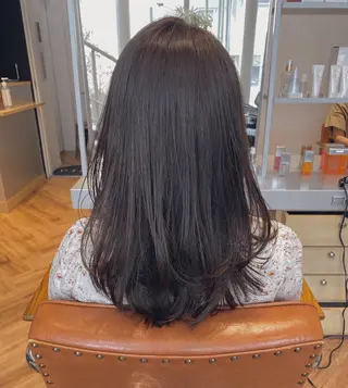 セミロング カラー系/カット特化 🟠オオタキマサシのヘアスタイル