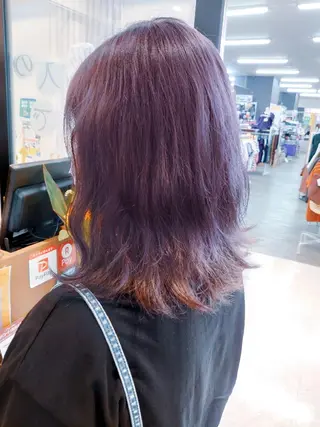 カラー ミディアム 髪質改善/ブリーチ 田代 龍我のヘアスタイル