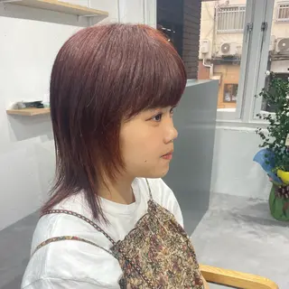 ミディアム カラー ANY所属・透明感カラー sayaᯓ★のヘアスタイル