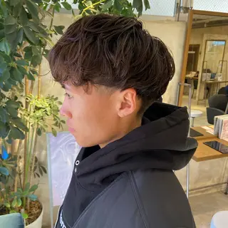 ショート パーマ メンズ ENIEN MAKE'S 立川所属・綾/ベージュカラー /パーマ🩰のヘアスタイル