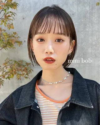 ショート 松本優香/ボブ/ダ ブルカラー/髪質改善のヘアスタイル