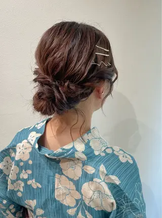 セミロング ヘアアレンジ ｺﾄﾐ【メンズ特化】 女子ウケ提案🫶🏻のヘアスタイル