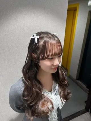 ロング 艶あり暖色カラー🌈 カラー診断あゆみのヘアスタイル