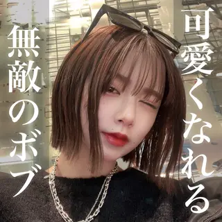 ミディアム Hair&Make Allure所属・塩谷康生/髪質改善 /ボブ/縮毛矯正のヘアスタイル