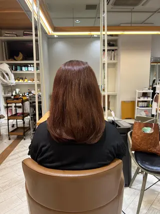 セミロング カラー レイヤースタイル /宮本セナのヘアスタイル