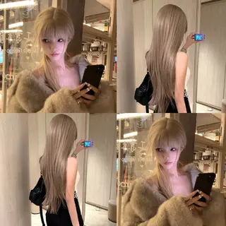 ロング カラー 透明感カラー×艶🩶 🌟YOSHIKIのヘアスタイル