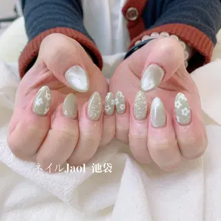 ミディアム nail jaol池袋店所属・ネイルJaol 池袋のネイルデザイン