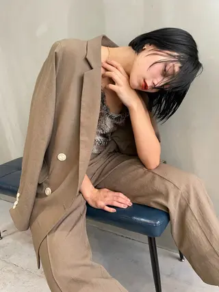 ショート ショート/ボブ/ 心斎橋/宮脇美奈のヘアスタイル