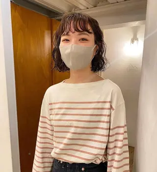 ミディアム パーマ 🌿ボブ パーマ高橋啓太🌿のヘアスタイル