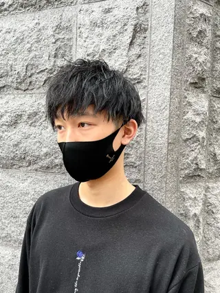 ミディアム 渋谷 メンズヘア⭐️ タニグチヨシユキのヘアスタイル