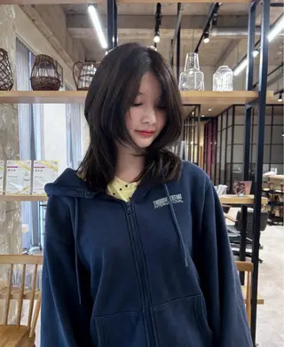 ロング カット/パーマ / 淡色/Rinoのヘアスタイル