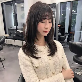 セミロング LAVEL 代表 住吉　創のヘアスタイル