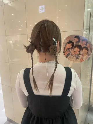 セミロング フレアジェネラス所属・堀 綾花のヘアスタイル