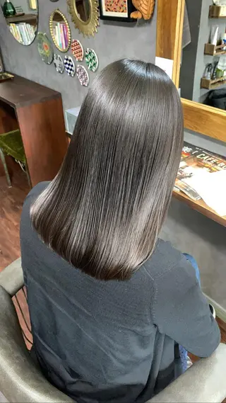 セミロング chouette/ 根本優希のヘアスタイル