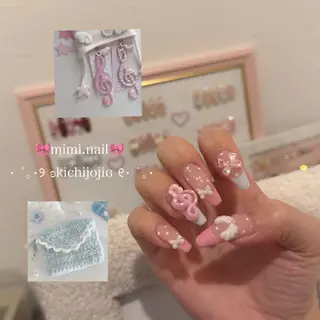 ネイル coco.nail/ y2k/ワンホンのネイルデザイン