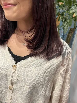 セミロング FILM by lucia所属・MIKU カットモデル募集のヘアスタイル