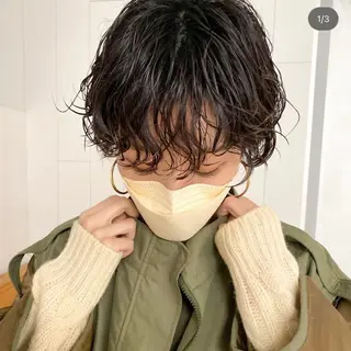 ショート 🌷モア 🌷暖色カラー・ボブのヘアスタイル