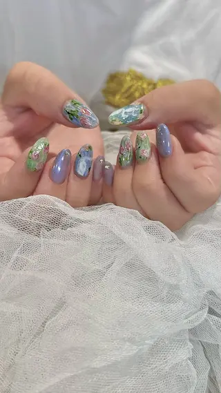 ネイル 新井 ひなののネイルデザイン