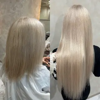 ロング アンククロス渋谷店所属・Wistell 渋谷 ASUKAのヘアスタイル