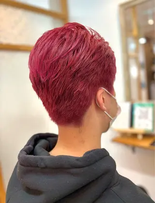 ショート カラー メンズ 【enil代表】 杉林和哉のヘアスタイル