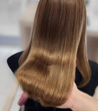 ロング カラー パーマ 西梅田/髪質改善特化 さくら🌸のヘアスタイル