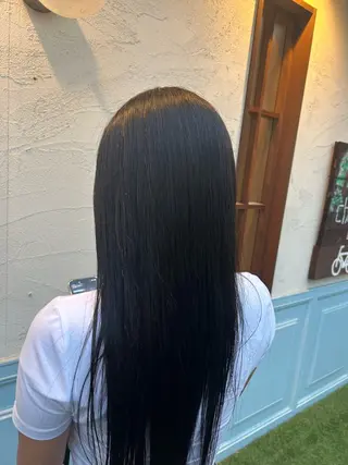 ロング カラー 徳 永のヘアスタイル