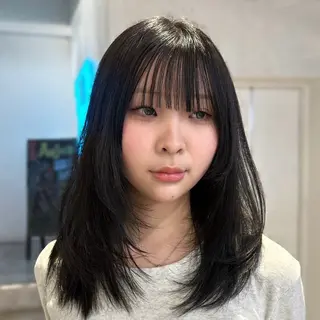 ミディアム ブラウン/暖色/レイ ヤー/ココトキ🌺のヘアスタイル