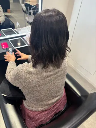 ミディアム カラー ERII /伏見・栄 カットモデル募集中!のヘアスタイル