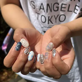 ネイル 韓国🩶Y2Kネイル 💫くれはのネイルデザイン