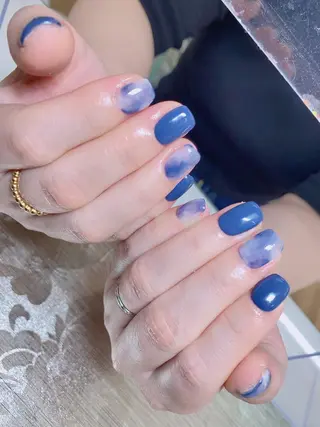 ネイル I-nailロング /ワンホン/キラキラのネイルデザイン