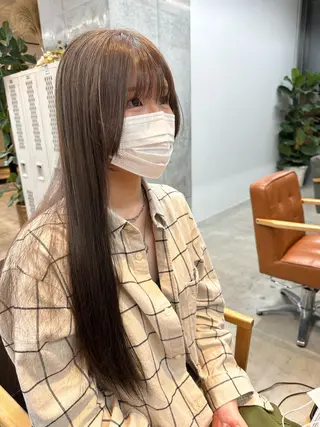 ロング カラー yuika .のヘアスタイル