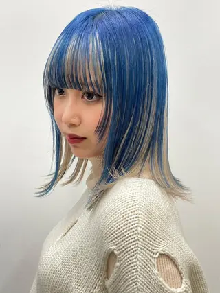 カラー arte KAORU /カットモデル募集のヘアスタイル