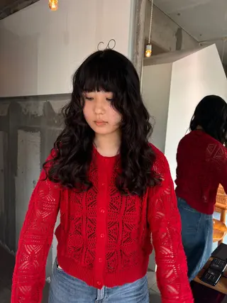 パーマ mirai/レイヤー ボブ/ショートのヘアスタイル