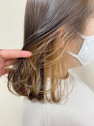 セミロング カラー 【カラーリスト】 Likka.のヘアスタイル