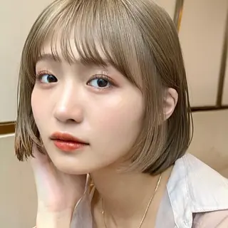 ミディアム カラー レイヤー専門家 ダブルカラー修のヘアスタイル