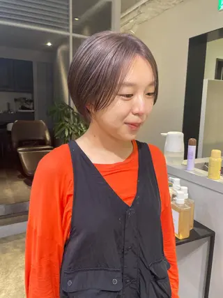 ショート カラー 斉藤 瑞恵のヘアスタイル