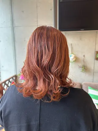 ミディアム カラー 🎠🤍minami ブリーチ🤍🎠のヘアスタイル