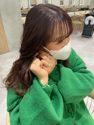 ロング レイヤー縮毛矯正 ささきすずね💗のヘアスタイル