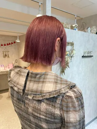 ショート カラー ヘアアレンジ 山本 史奈のヘアスタイル
