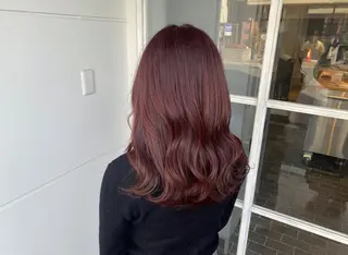 ロング カラー たなか もえなのヘアスタイル