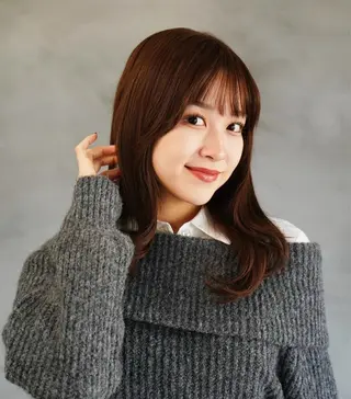 ミディアム カラー 小川 涼のヘアスタイル