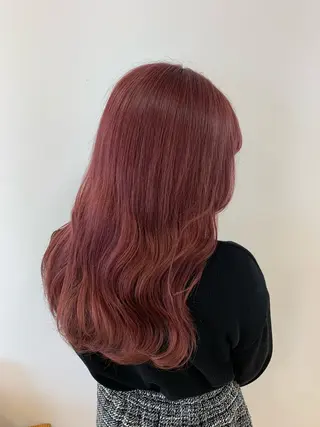 ミディアム カラー 暖色専門美容師🎀 お客様満足度◎のヘアスタイル