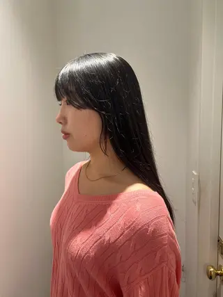 ロング 湯浅 美葉のヘアスタイル