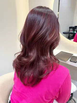 カラー ❤️ブリーチなし💚 ダブルカラー平野実花のヘアスタイル