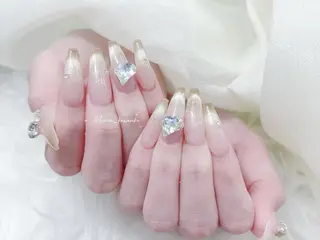 ネイル MoMoA Nail ネイル長さ出し専門店のネイルデザイン