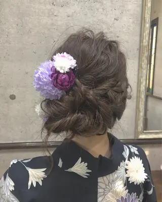 ヘアアレンジ 江原 彩華のヘアスタイル