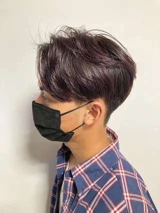 ショート メンズ メンズヘア/透明感 カラー/ayatoのヘアスタイル