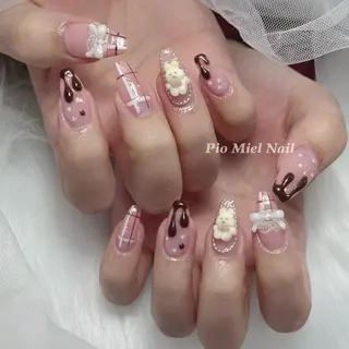 ネイル HANA 長さだしのネイルデザイン