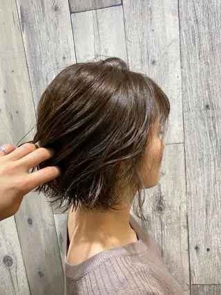 ショート カラー ヘアアレンジ DIECESHIBUYA.所属・メンズ似合わせ/ ビジネスヘア/比嘉のヘアスタイル