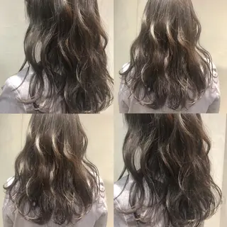 セミロング カラー カジュアルを女っぽく 𝗮𝘆𝗮𝗰𝗼のヘアスタイル